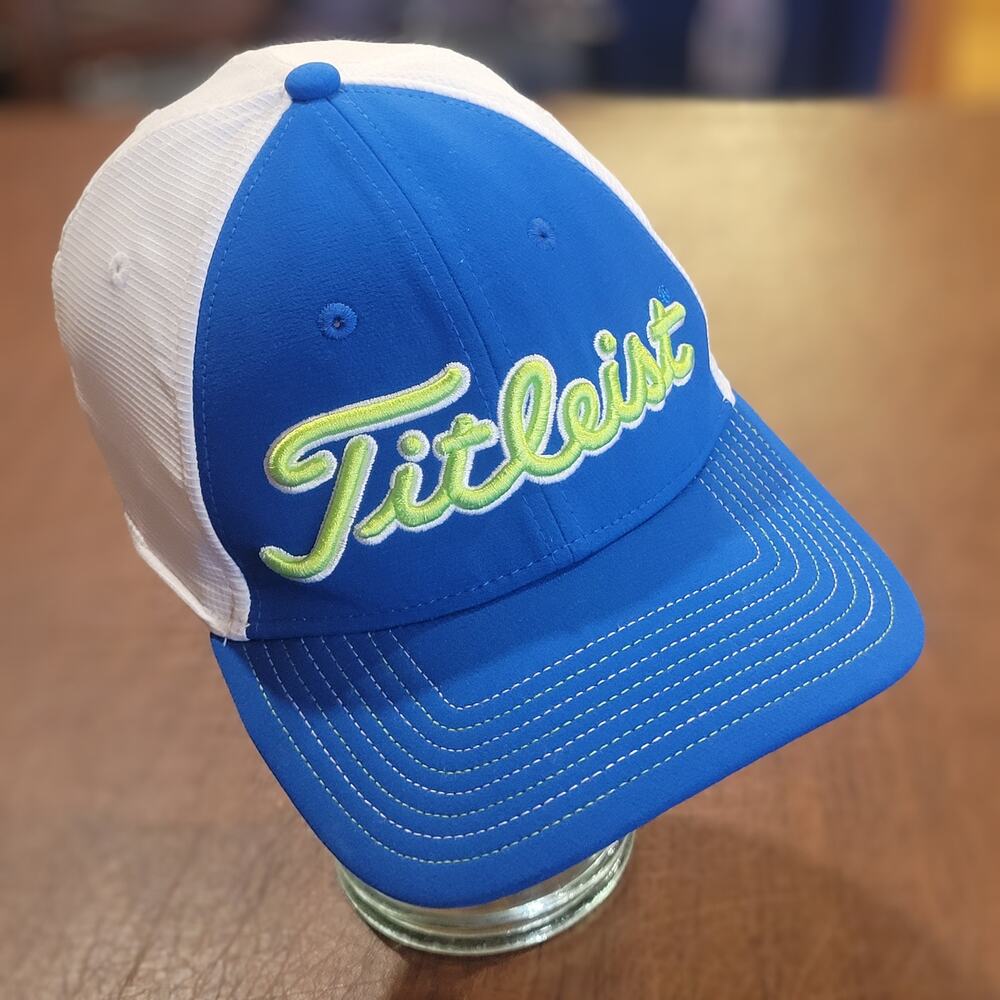 Titleist A-Flex Hat Cap Fitted Size M/L Blue White Green